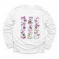 Halloween Pink Ghost Read More Books Spooky Boo Teacher Kids Youth Long Sleeve Tee
