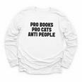 PRO Books PRO Cats Anti People Youth Long Sleeve Tee