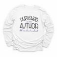 Published Author Est 2024 Ask Me About My Book Authors Books Youth Long Sleeve Tee