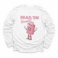 Read 'Em Western Cowgirl Retro Groovy Reading Books Youth Long Sleeve Tee Read 'Em Western Cowgirl Retro Groovy Reading Books Youth Long Sleeve Tee