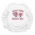 Read You Heart Out Reading Teacher Valentines Day Book Lover Youth Long Sleeve Tee Read You Heart Out Reading Teacher Valentines Day Book Lover Youth Long Sleeve Tee