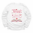 Read Your Heart Out Teacher Valentines Day Reading Book Love Premium Tri-Blend Youth Long Sleeve Tee Read Your Heart Out Teacher Valentines Day Reading Book Love Premium Tri-Blend Youth Long Sleeve Tee