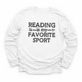 Reading Is My Favorite Sport Bookish Book-Club Bookworm Youth Long Sleeve Tee