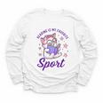 Reading Is My Favorite Sport Saying Quote Book Lovers Youth Long Sleeve Tee