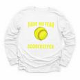 Softball Scorekeeper For a Score Book Keeper Premium Tri-Blend Youth Long Sleeve Tee