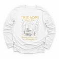 Tired Moms Book Club Coffee Chaos Readers Cozy Youth Long Sleeve Tee