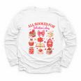 Valentines Reading Book Lover All Booked For Valentine's Day Youth Long Sleeve Tee