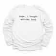 Women's Book Lover Oops I Bought Another Book Bookworm Reader Youth Long Sleeve Tee
